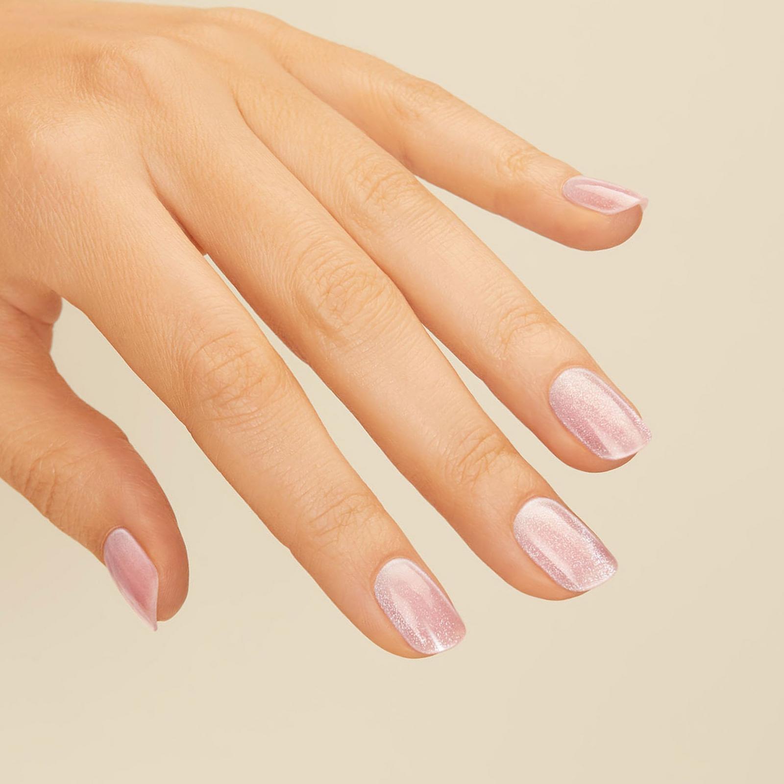 Ballerina Blush Glaze Semi - Cured Gel Art