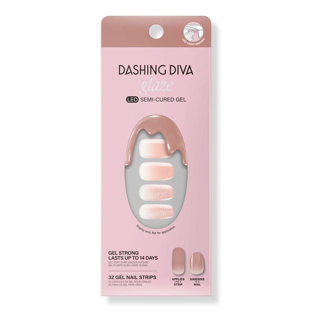 Dashing Diva Velvet Blush Glaze Semi-Cured Gel Art