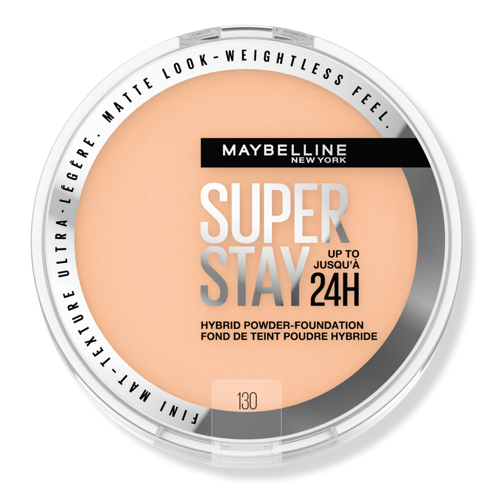 Maybelline Super Stay Up To 24hr Hybrid Powder-foundation - 130 In Green