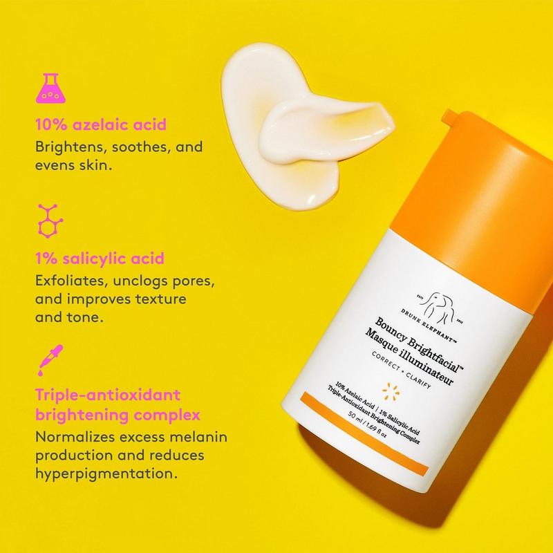 Drunk Elephant - Bouncy Brightfacial Brightening Mask | Ulta Beauty