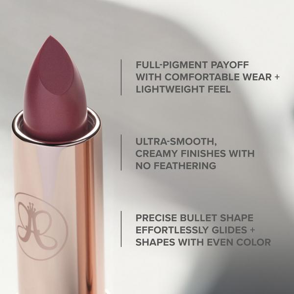 Lápiz labial mate y satinado terciopelo de pigmentación completa 5
