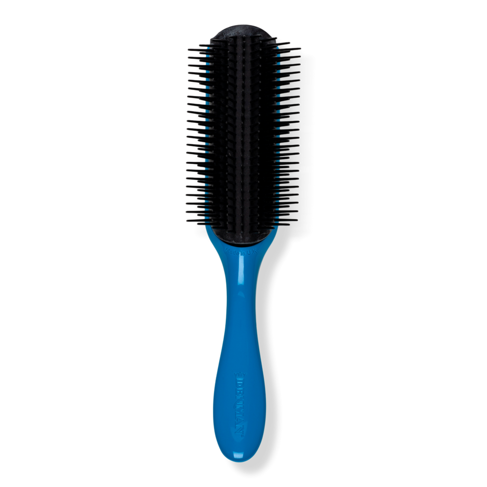 Denman D4 Original Styler 9 Row Hairbrush - Blue In Blue