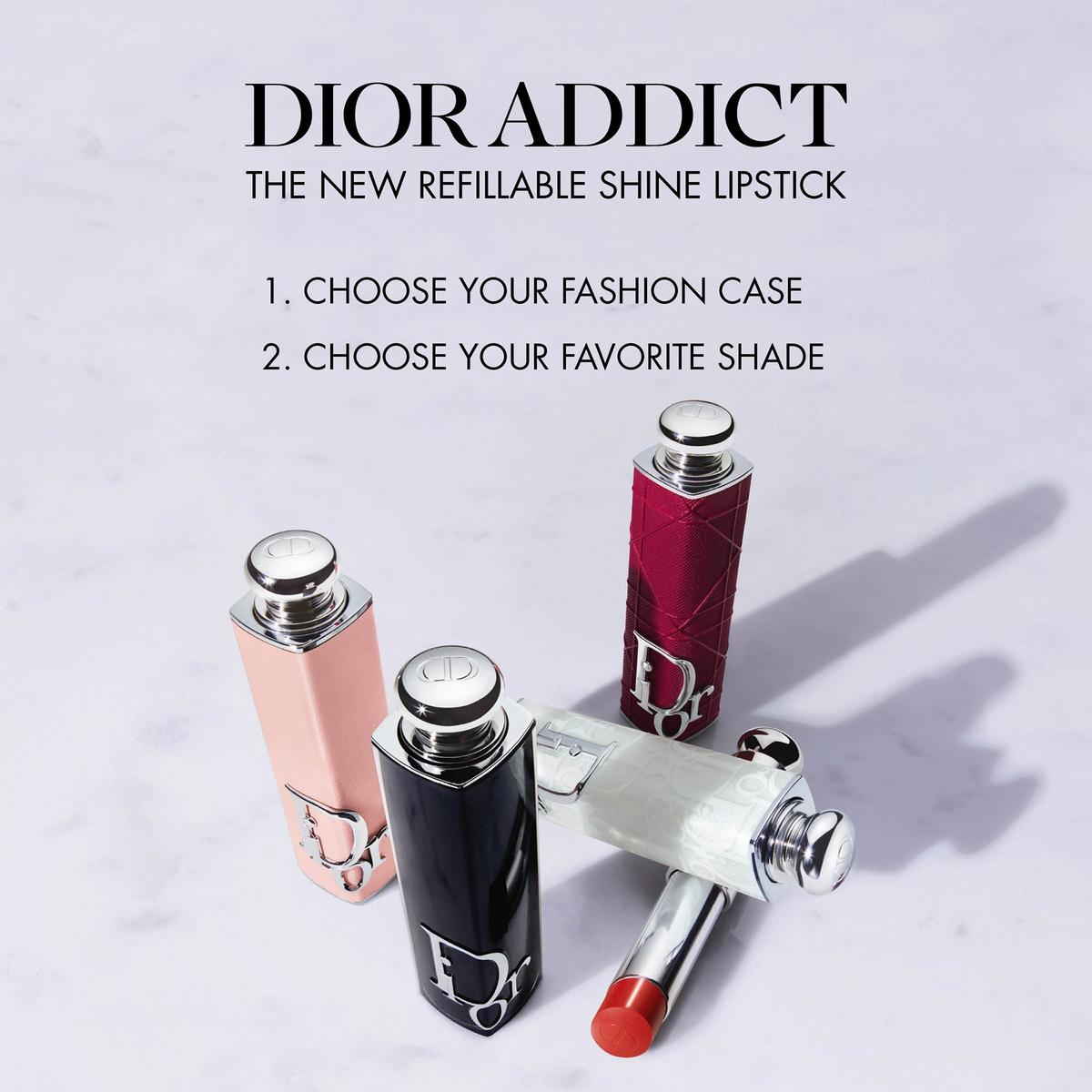 Dior addict outlets pink cannage lipstick case