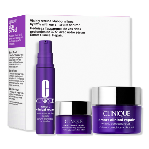 Clinique Skin School Supplies: Smooth + Renew Lab Anti-Aging Skincare Set #1