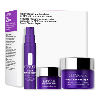 Clinique Skin School Supplies: Smooth + Renew Lab Anti-Aging Skincare Set