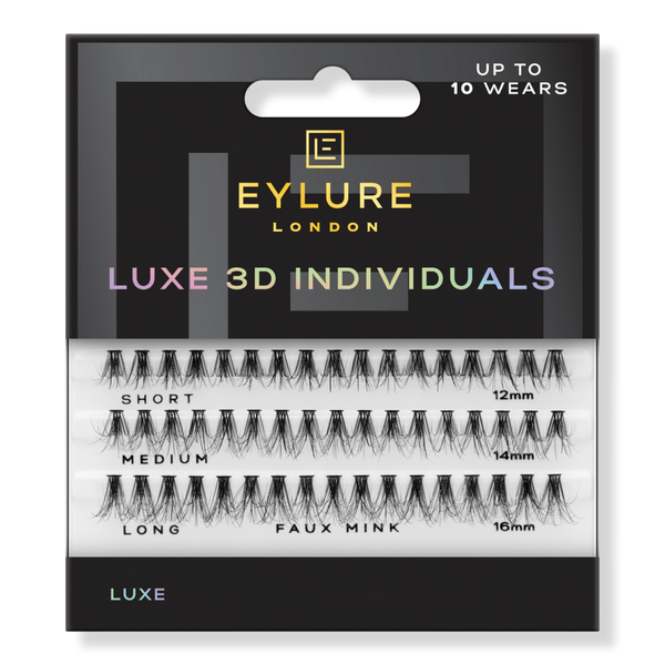 Eylure Luxe 3D Individual Faux Mink Lash Flares #1