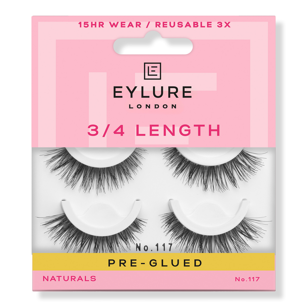 Eylure Pre-Glued Light & Wispy No. 117 Eyelashes Twin Pack #1