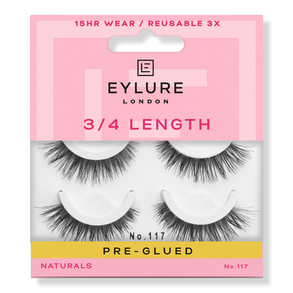 Eylure Pre-Glued Light & Wispy No. 117 Eyelashes Twin Pack #1