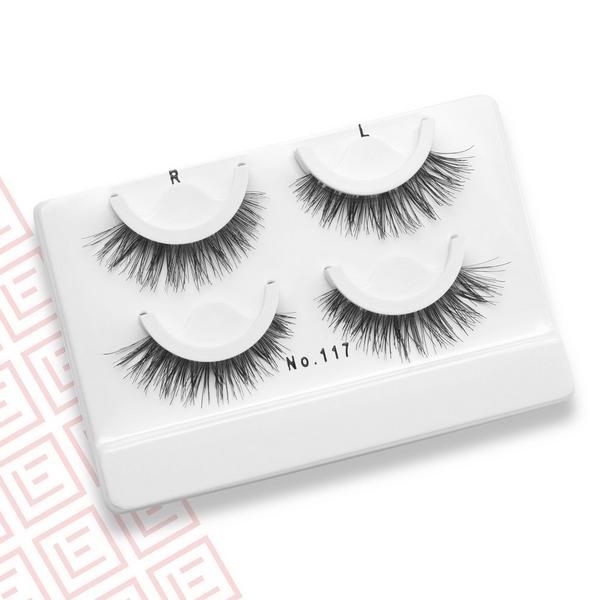 Eylure Pre-Glued Light & Wispy No. 117 Eyelashes Twin Pack #2