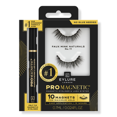Eylure ProMagnetic Eyeliner & 10 Magnets Faux Mink Natural No. 11 Eyelashes