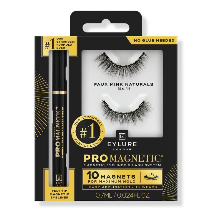Eylure ProMagnetic Eyeliner & 10 Magnets Faux Mink Natural No. 11 Eyelashes #1