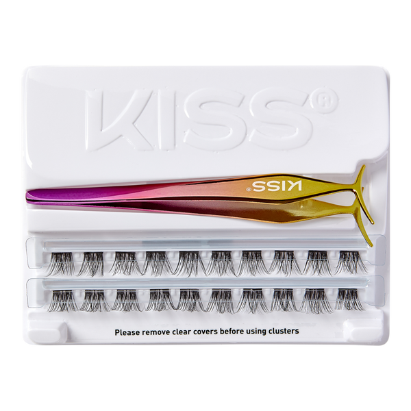 Kiss imPRESS Press-On Falsies Eyelash Clusters, Voluminous #2