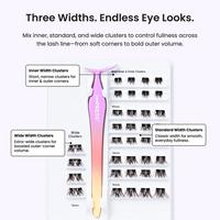 Kiss imPRESS Pre-Glued Lash Clusters Kit #8
