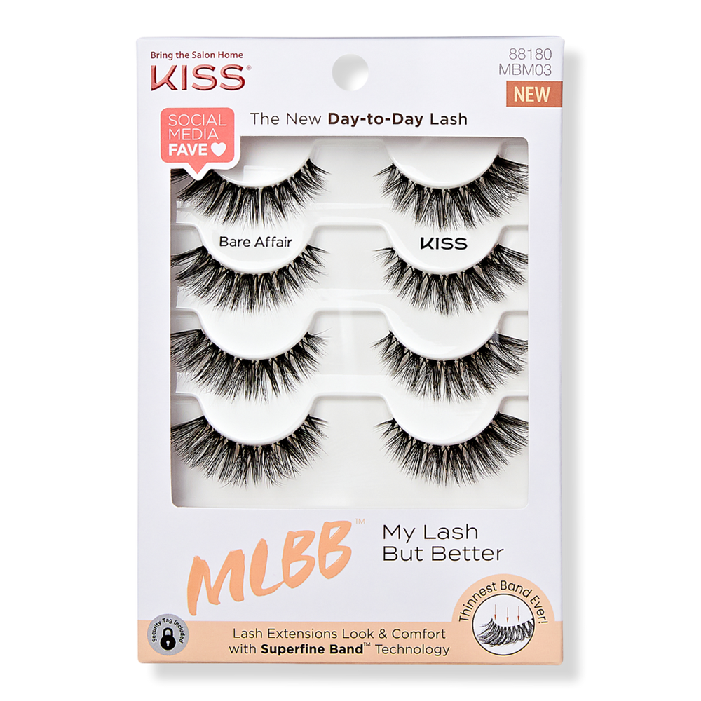 Kiss My Lash But Better False Eyelashes Multipack - Bare Affair
