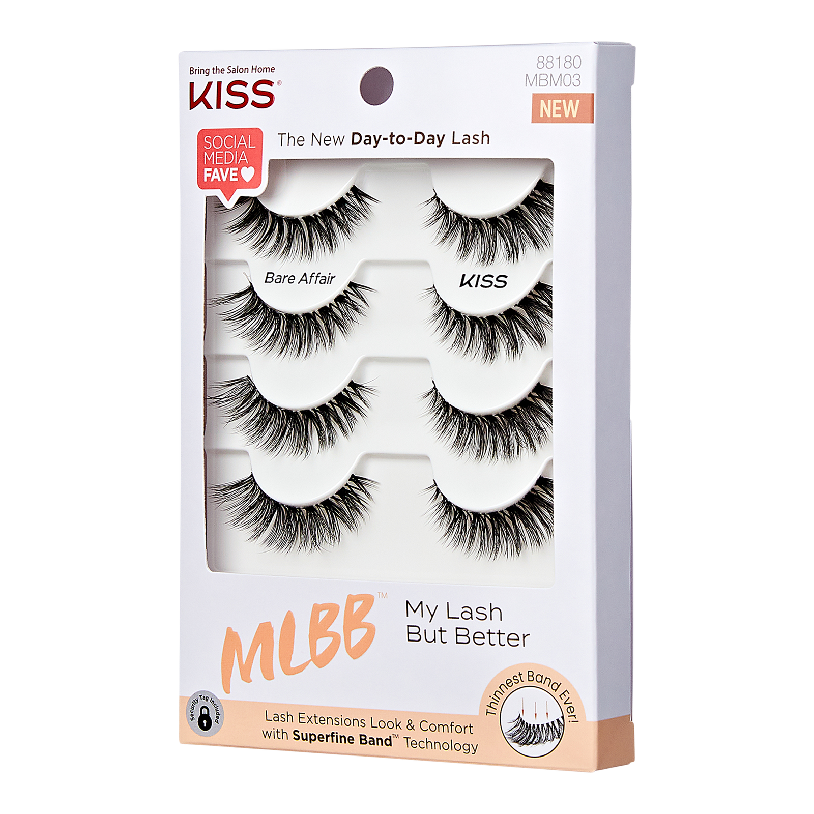 My Lash But Better False Eyelashes Multipack, Bare Affair