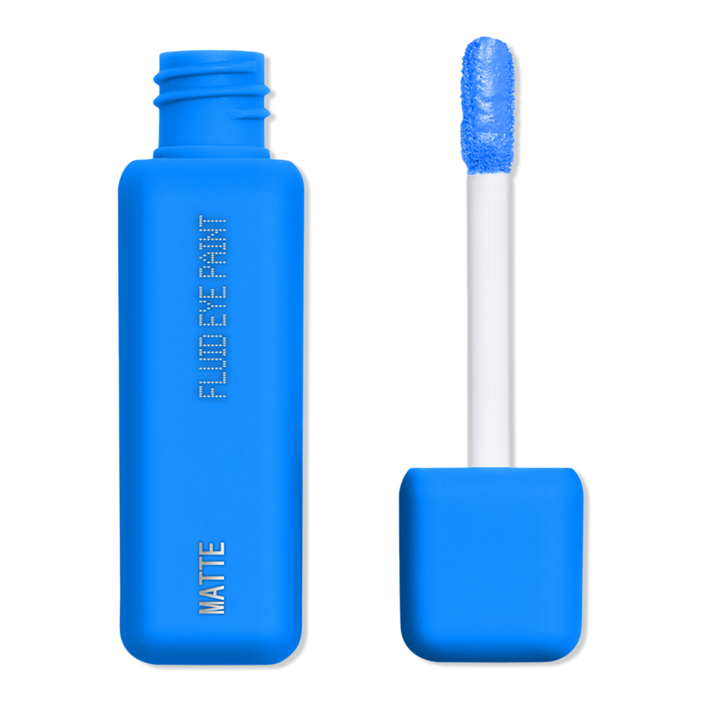 About-face Matte Fluid Eye Paint - Blue Monday