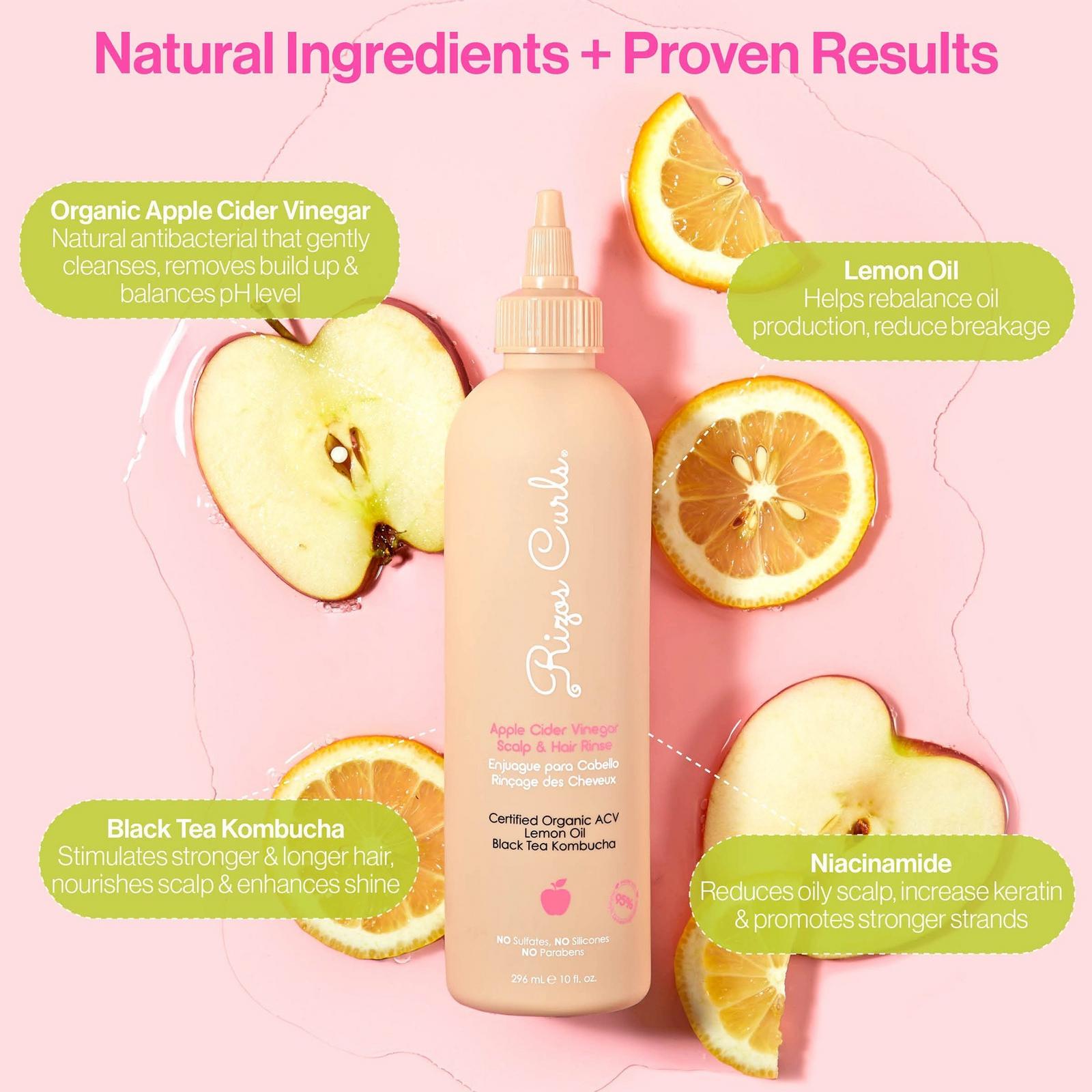 Apple Cider Vinegar Scalp & Hair Rinse