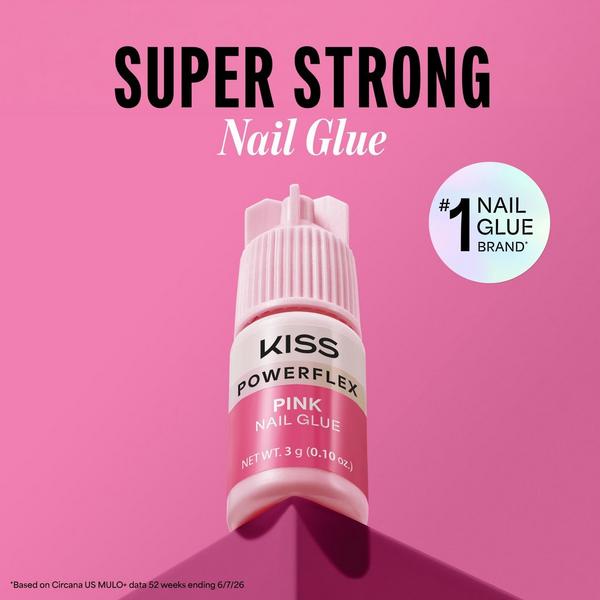 Kiss PowerFlex Pink Ultra Hold Press On Nail Glue #6
