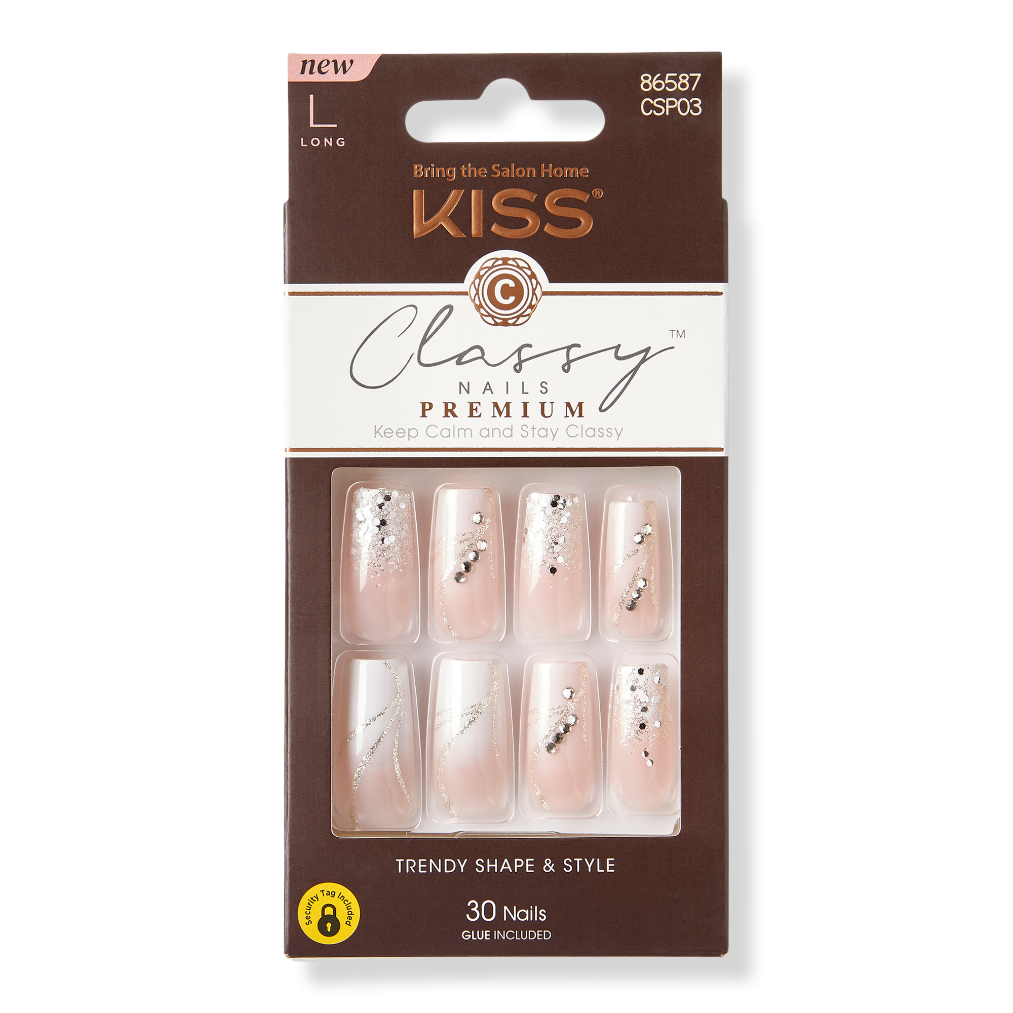 Kiss Classy Premium Fashion Nails #1