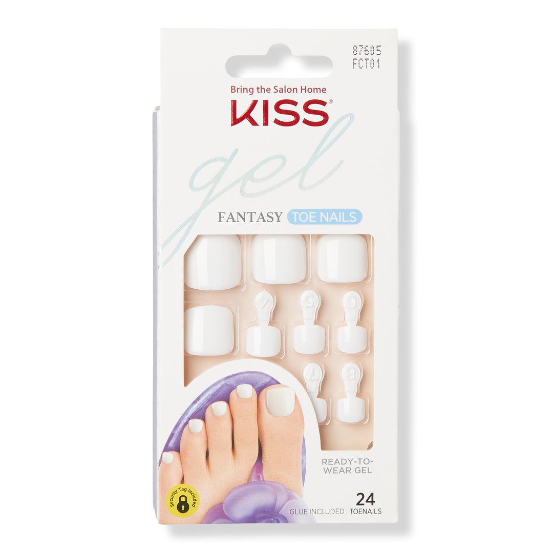 Kiss This is Classic Gel Fantasy Fake Toenails #1