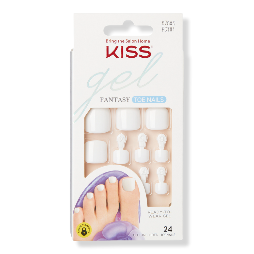 Kiss Gel Fantasy Press-on Toenails - This Is Classic