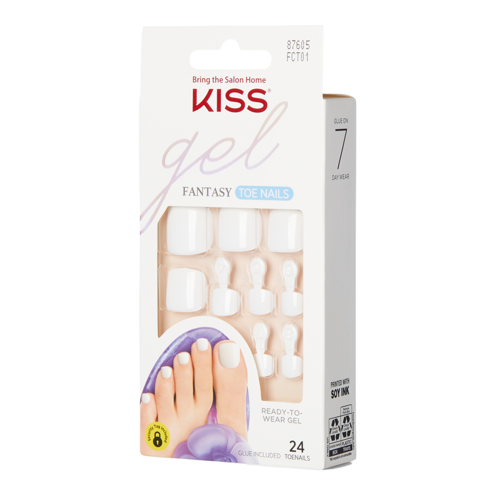 This is Classic Gel Fantasy Fake Toenails
