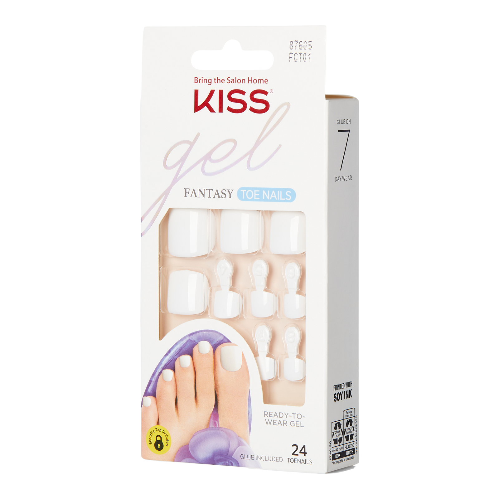 This is Classic Gel Fantasy Fake Toenails