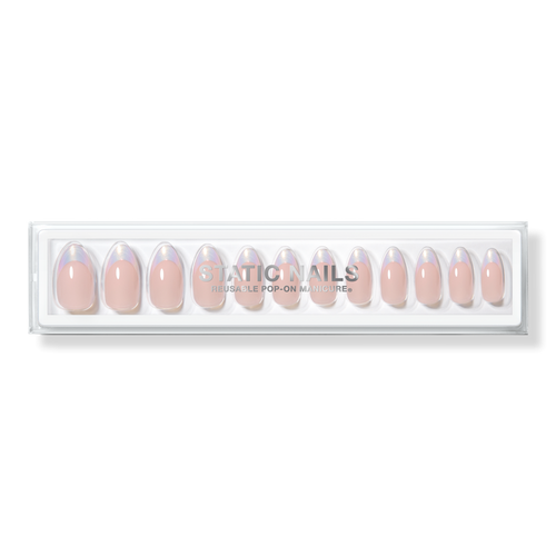 Opalescent French Reusable Pop-On Manicures - Static Nails | Ulta Beauty