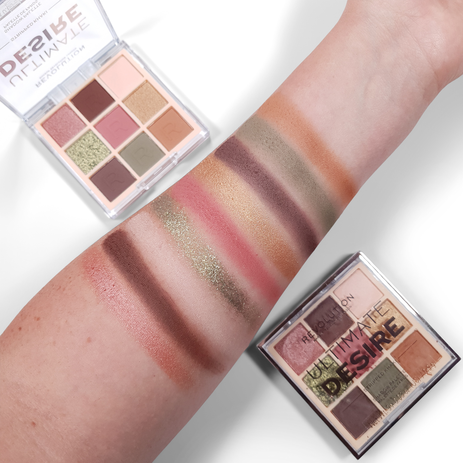 Ultimate Desire Shadow Palette Stripped Khaki