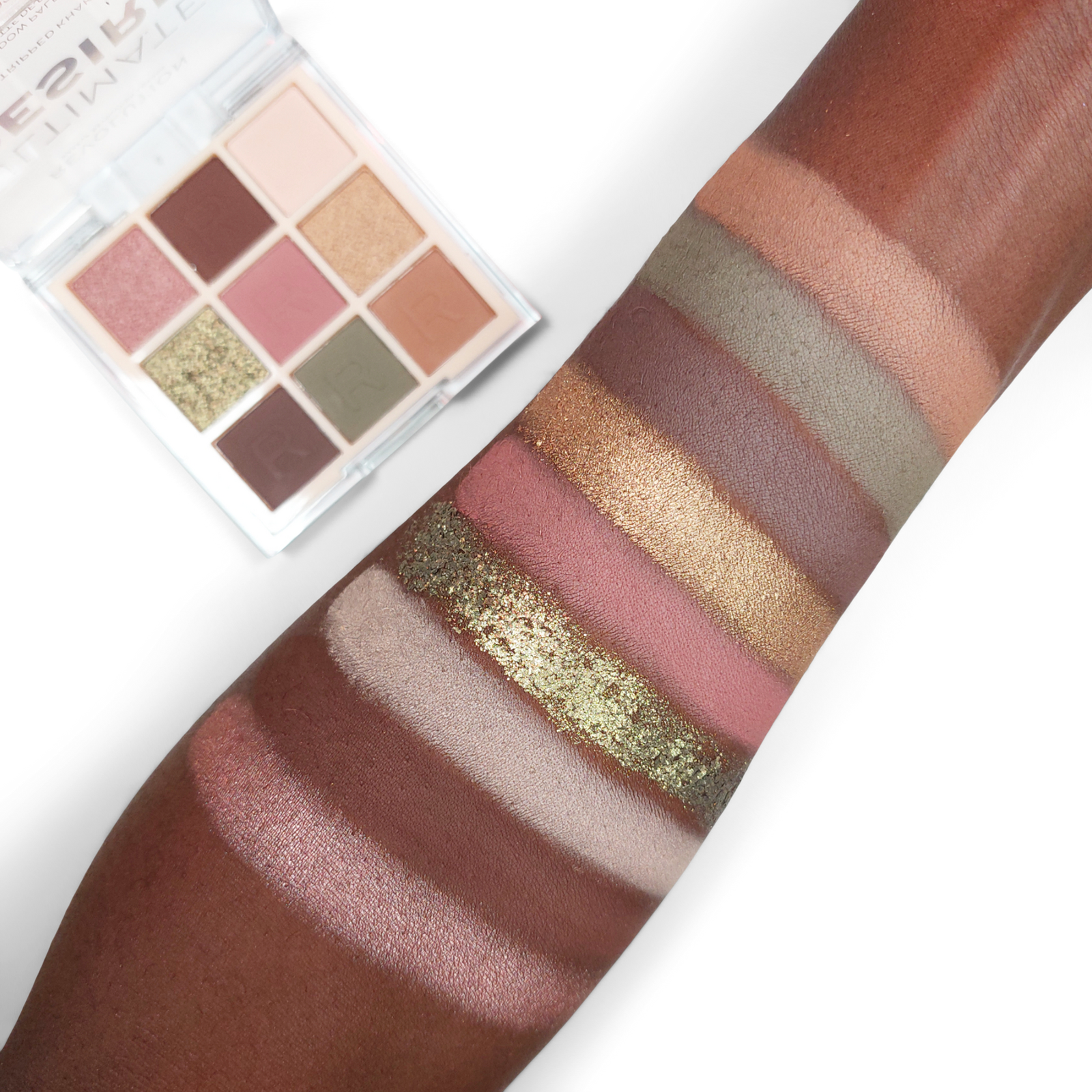 Ultimate Desire Shadow Palette Stripped Khaki