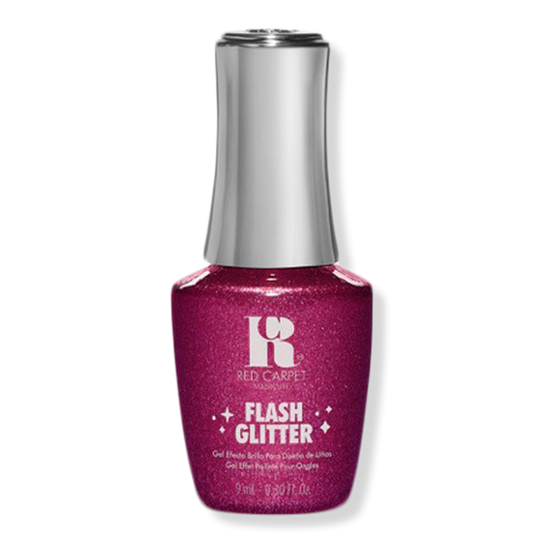 Red Carpet Manicure Flash Glitter Special Effect Gel Polish #1