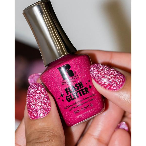 Red Carpet Manicure Flash Glitter Special Effect Gel Polish #4