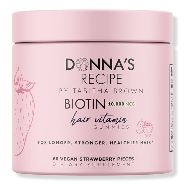 DONNA'S RECIPE Strawberry Biotin Hair Vitamin Gummies #1