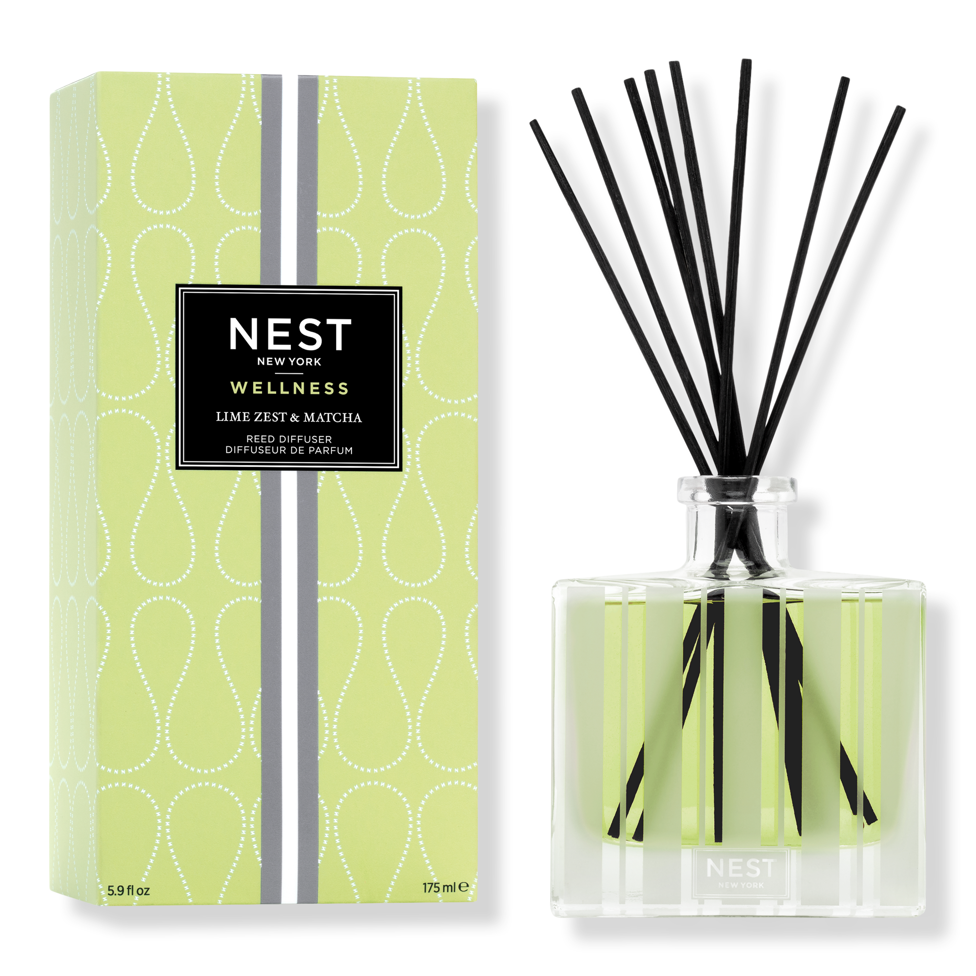 NEST New York Lime Zest & Matcha Reed Diffuser #1