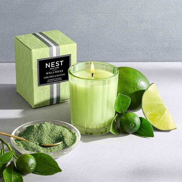 NEST New York Lime Zest & Matcha Votive Candle #3