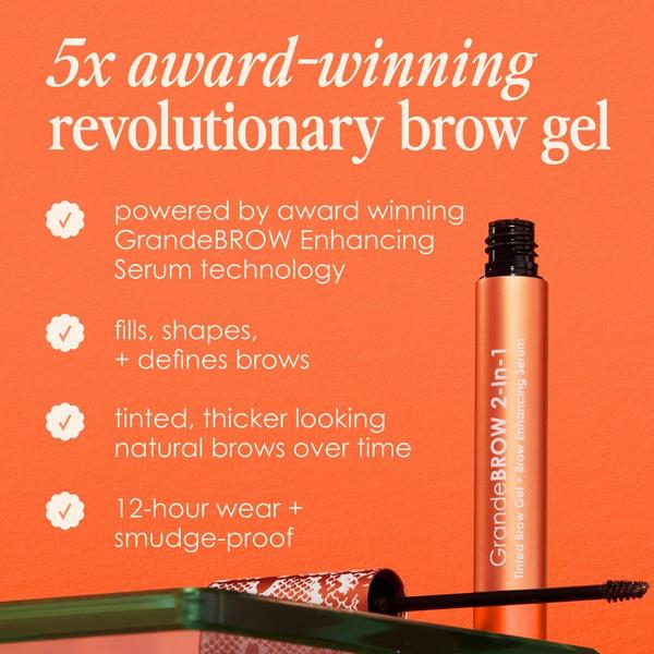 Grande Cosmetics GrandeBROW 2-In-1 Tinted Brow Gel + Brow Enhancing Serum #3