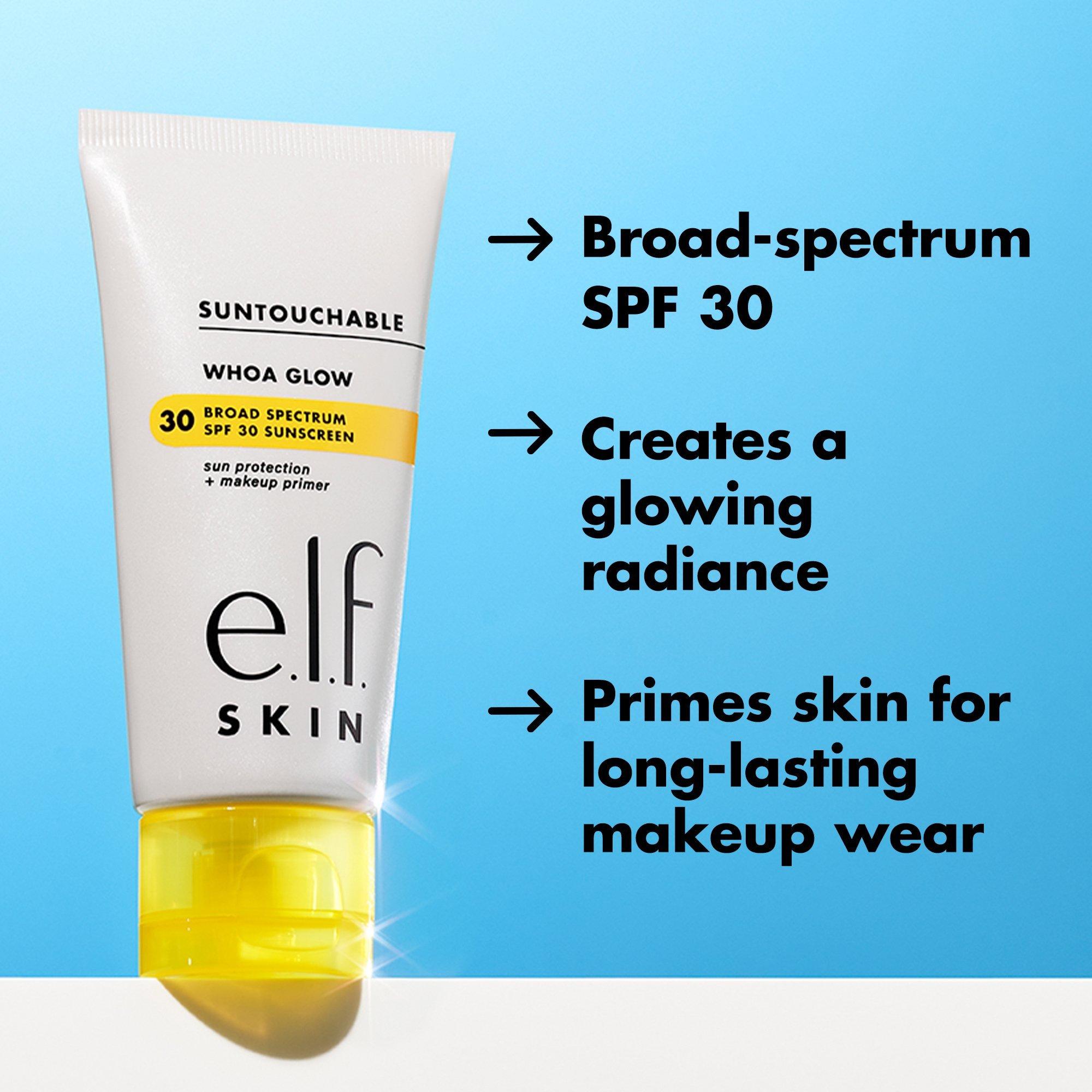 Солнцезащитный крем с сиянием e.l.f. Cosmetics Suntouchable Whoa Glow SPF 30, цвет: Sunbeam — фото 4