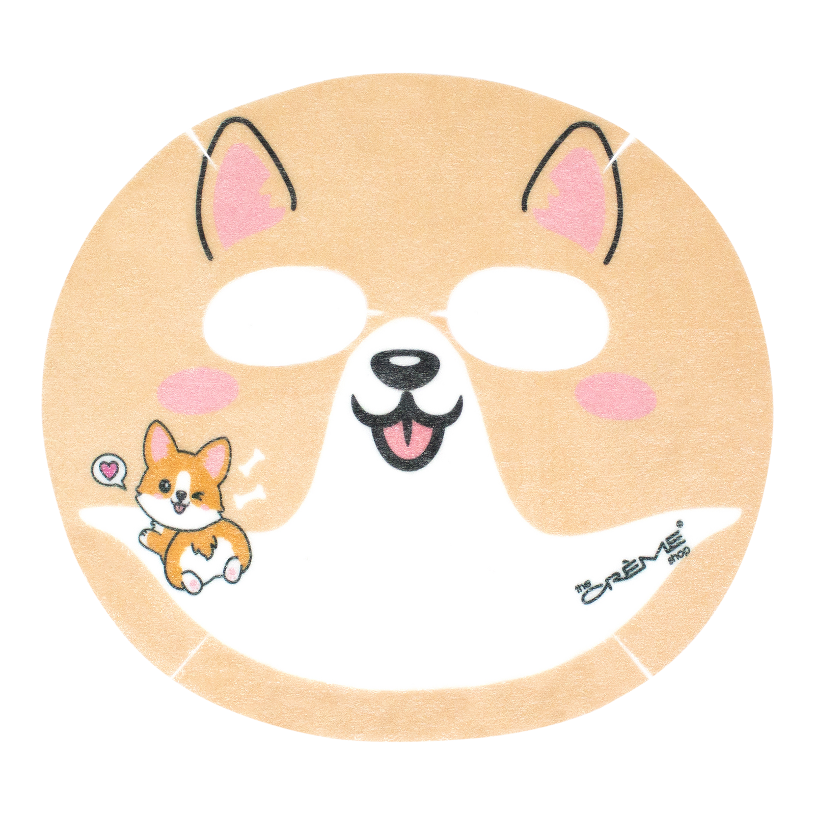 Be Juicy, Skin! Animated Corgi Face Mask