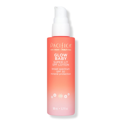 Pacifica Glow Baby Super Lit SPF 30 Face Lotion - UVA/UVB Mineral Sunscreen