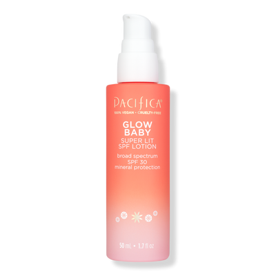 Pacifica Glow Baby Super Lit SPF 30 Face Lotion - UVA/UVB Mineral Sunscreen