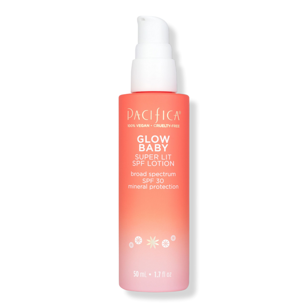 Pacifica Glow Baby Super Lit Spf 30 Face Lotion - Uva/uvb Mineral Sunscreen