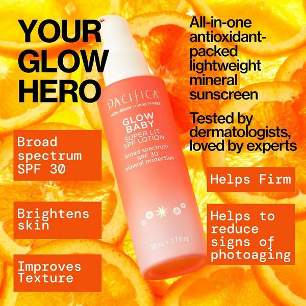 Pacifica Glow Baby Super Lit SPF 30 Face Lotion - UVA/UVB Mineral Sunscreen #5