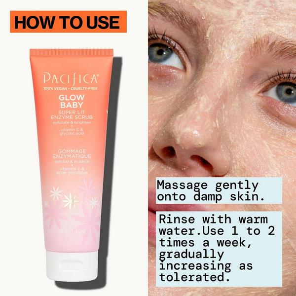 Pacifica Glow Baby Enzyme Face Scrub with Vitamin C & Glycolic Acid #7
