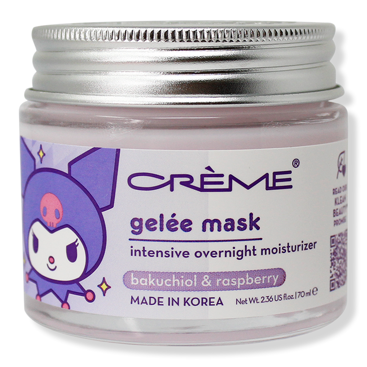 Sanrio Kuromi Klean Beauty Intensive Overnight Moisture Gelee Mask - The  Crème Shop