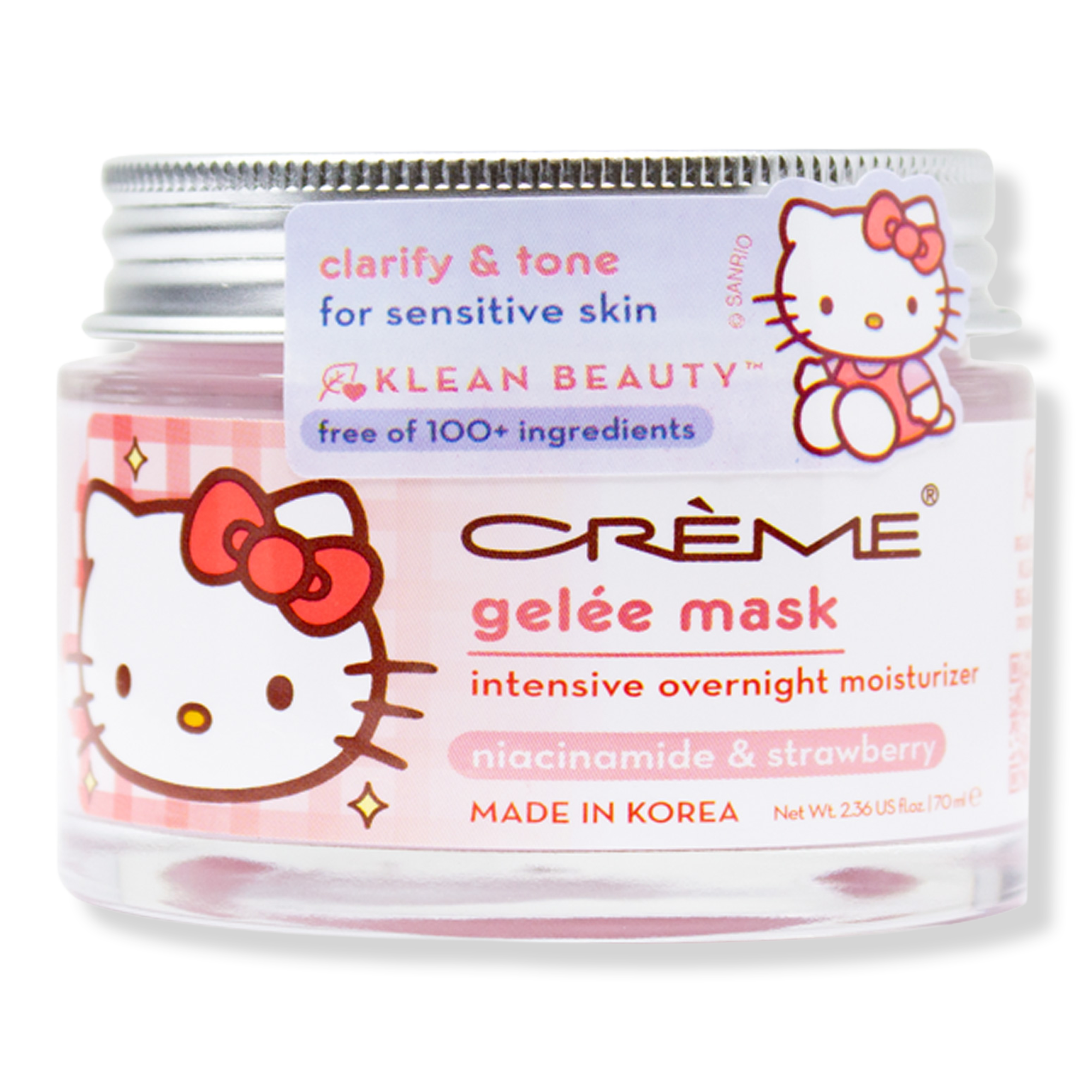 The Crème Shop Sanrio Hello Kitty Klean Beauty Intensive Overnight Moisture Gelee Mask #1