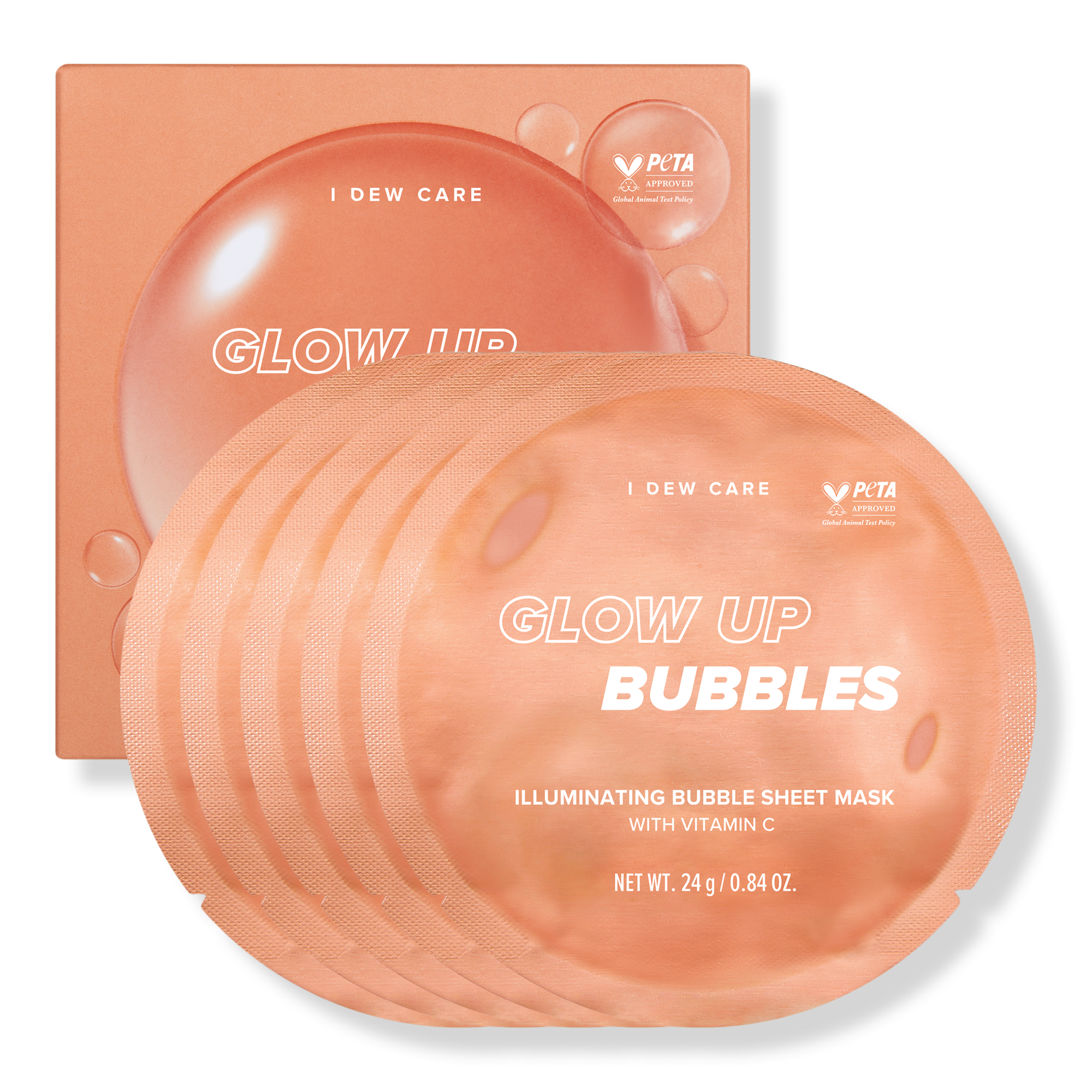 I Dew Care Glow Up Bubbles Illuminating Bubbling Sheet Mask #1