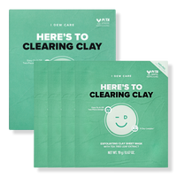 Here's To Clearing Clay Exfoliating Sheet Mask
