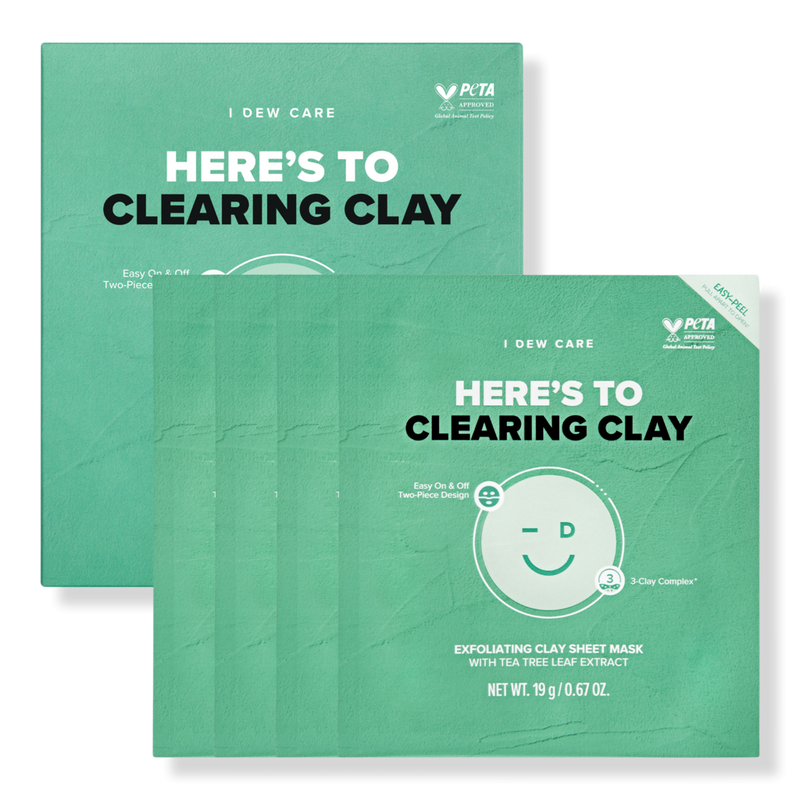 I Dew Care - Here's To Clearing Clay Exfoliating Sheet Mask | Ulta