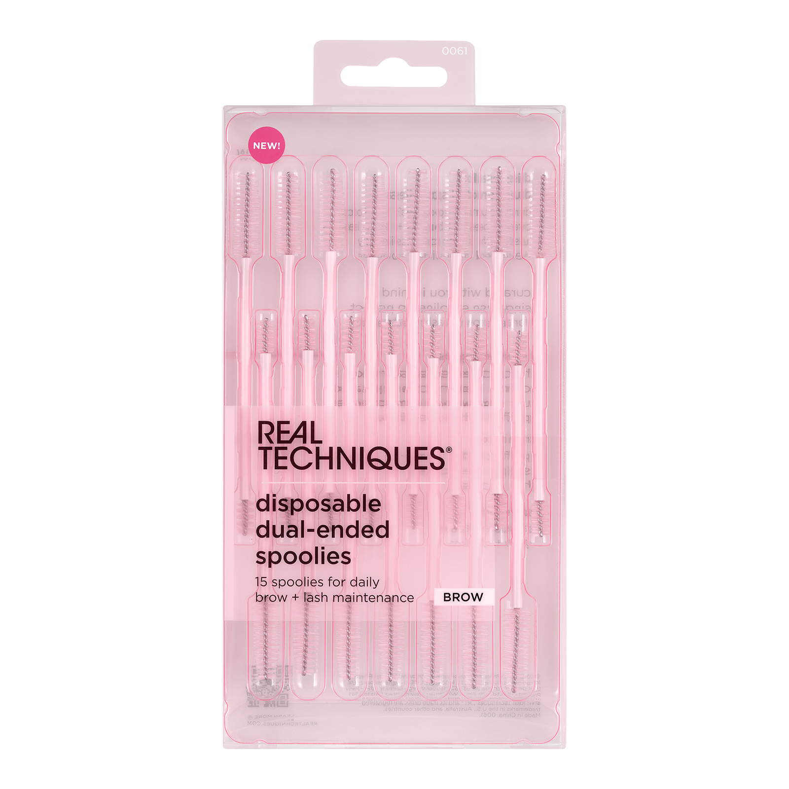 Disposable Dual-Ended Brow Spoolies