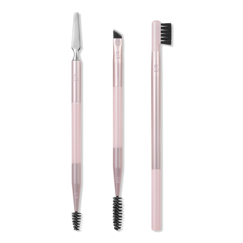 Real Techniques Brow Styling Makeup Brush And Tool Set